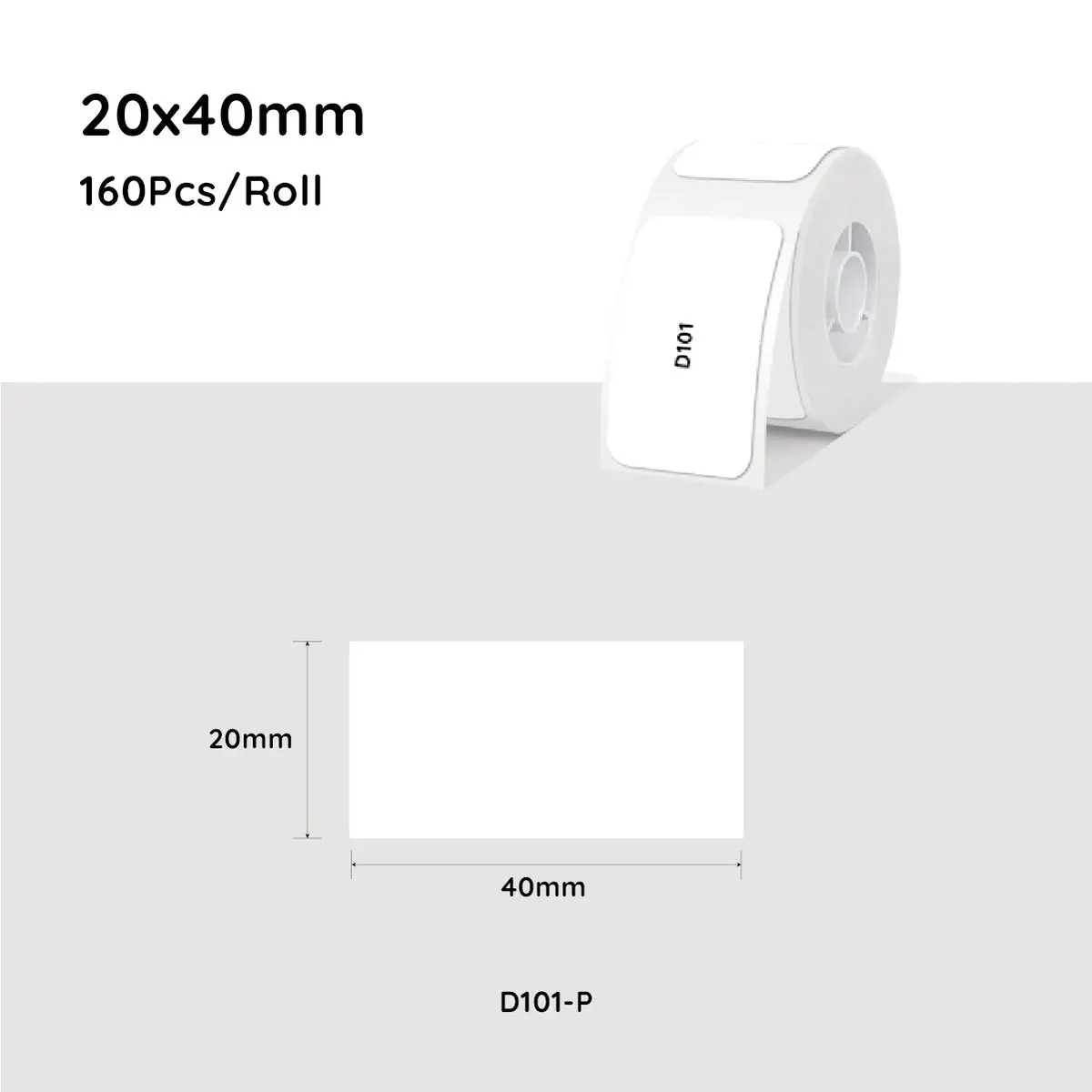 Niimbot Thermal Label Paper Waterproof 20Mm*40Mm For D101 1