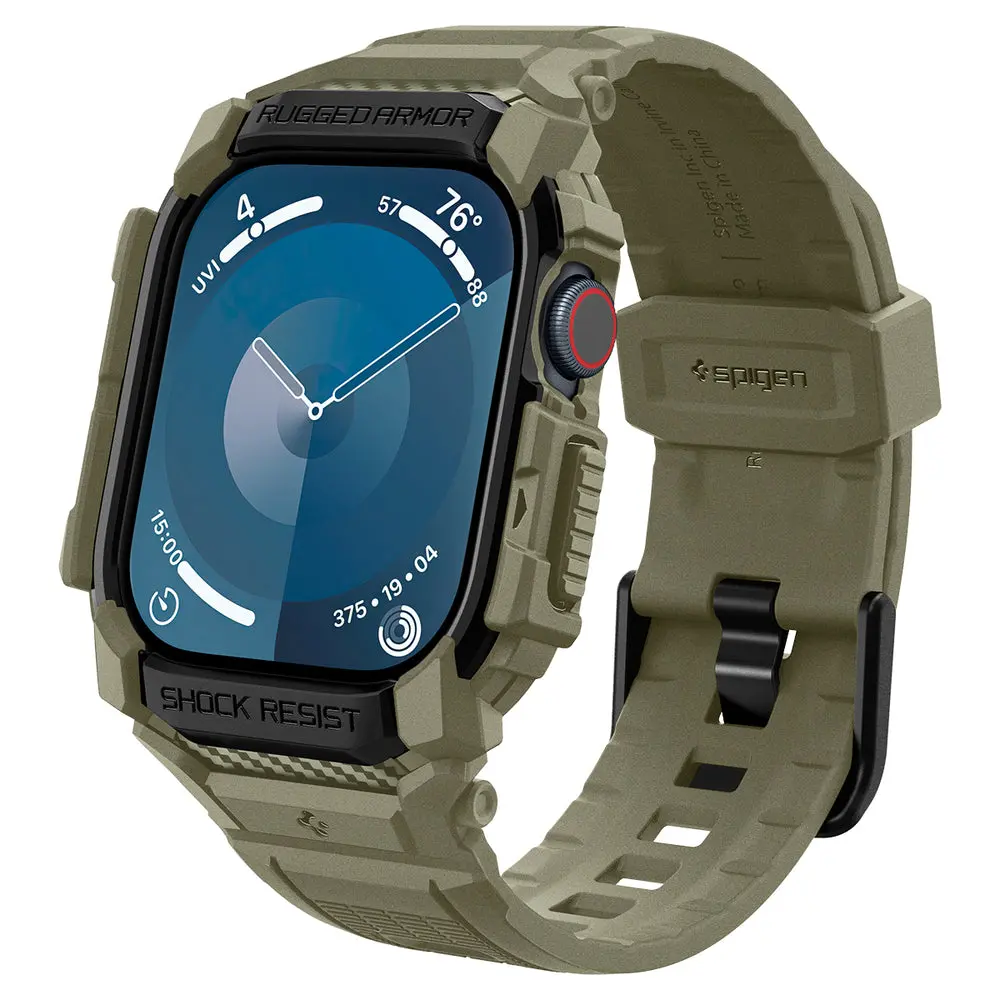 Spigen Apple Watch 46Mm Rugged Armor Pro Case (Vintage Khaki) 1