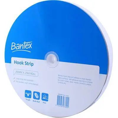 Bantex Hook Strip 25Mm×25M 1
