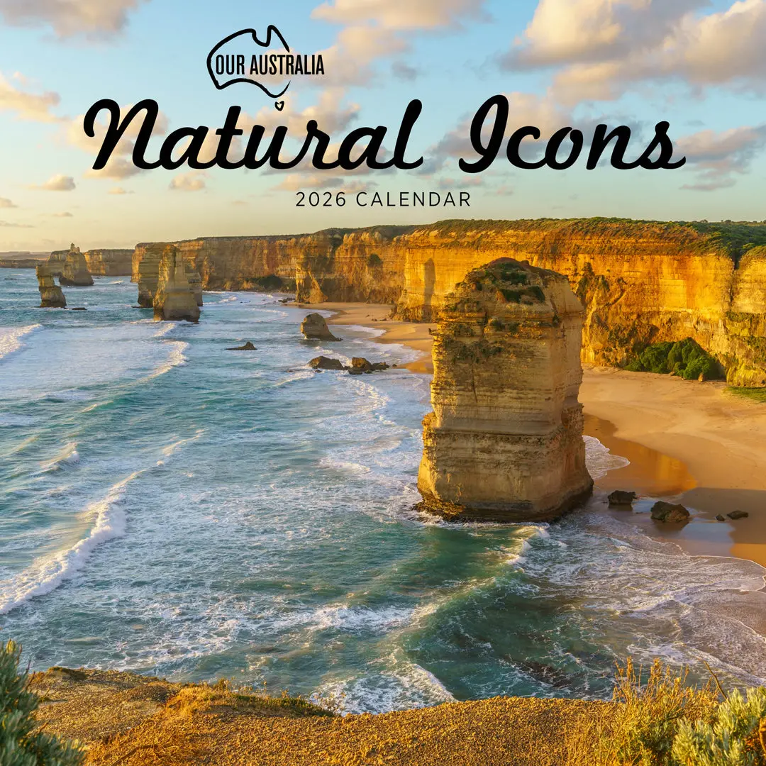 Paper Pocket Our Australia Natural Icons 2026 Calendar 1