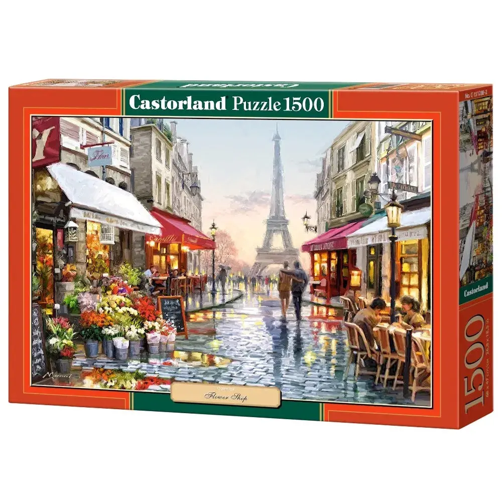 Castorland 1500-Pieces  Flower Shop Puzzle 1