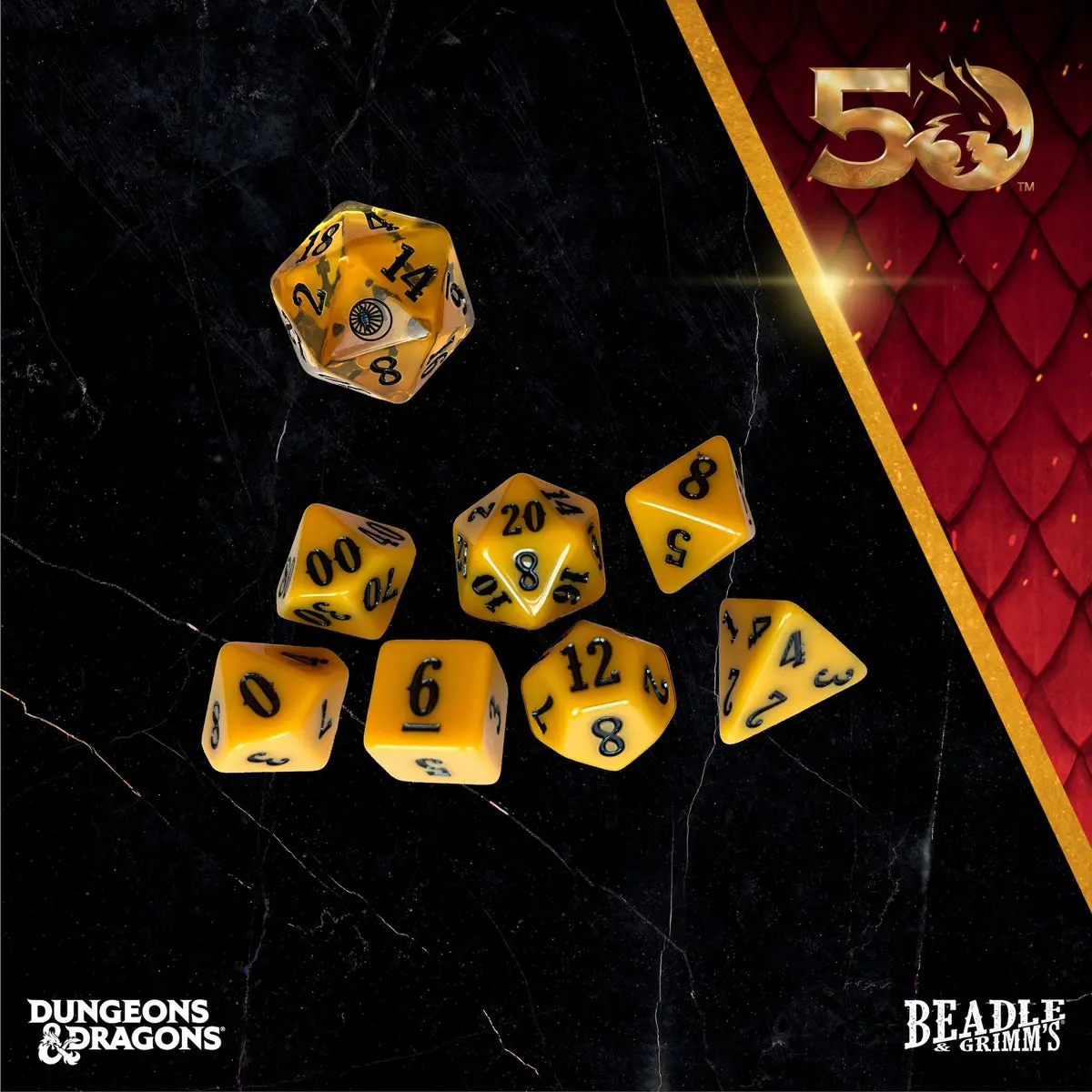 D&D Beadle & Grimm's Classic Module Collection Vecna Lives Dice & Accessories Set 2