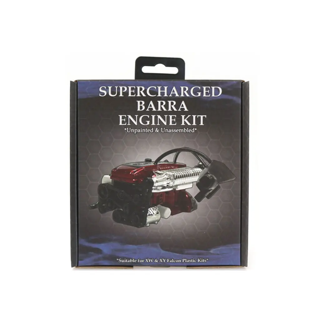 Dda 1:24 Ford Xw/Xy Barra 6 Cylinder Engine Supercharged Plastic Kit Accessory 1