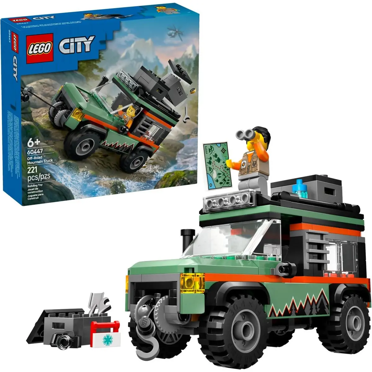 Lego 60447 Off-Road 4X4 Mountain Truck - City 1