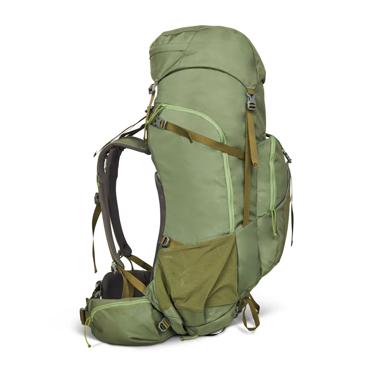 Kelty Asher Backpack Bag Travel Hiking Pack 85L (Winter Moss/Dill) 2
