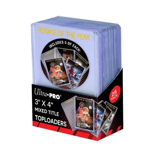 Ultra Pro: Up15168 3"X4" Mixed Title Toploader 25Ct 1