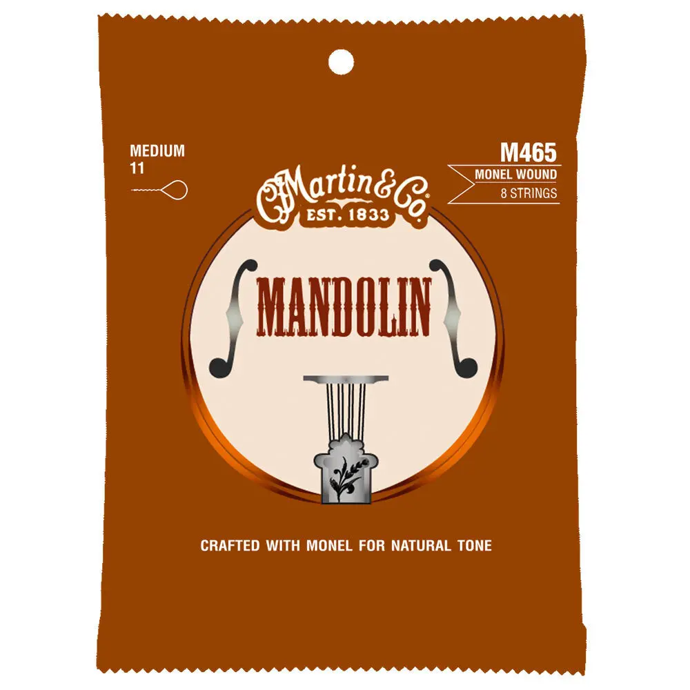 Martin Guitar M465 Retro Mandorin Monel Strings 80/20 Bronze Medium 1