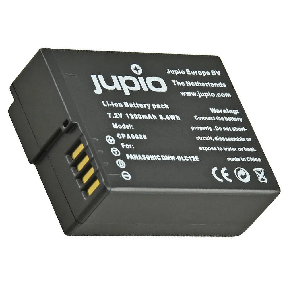 Jupio Li-Ion 7.2V 1200Mah Rechargeable Battery For Panasonic Dmw-Blc12e Cam 2