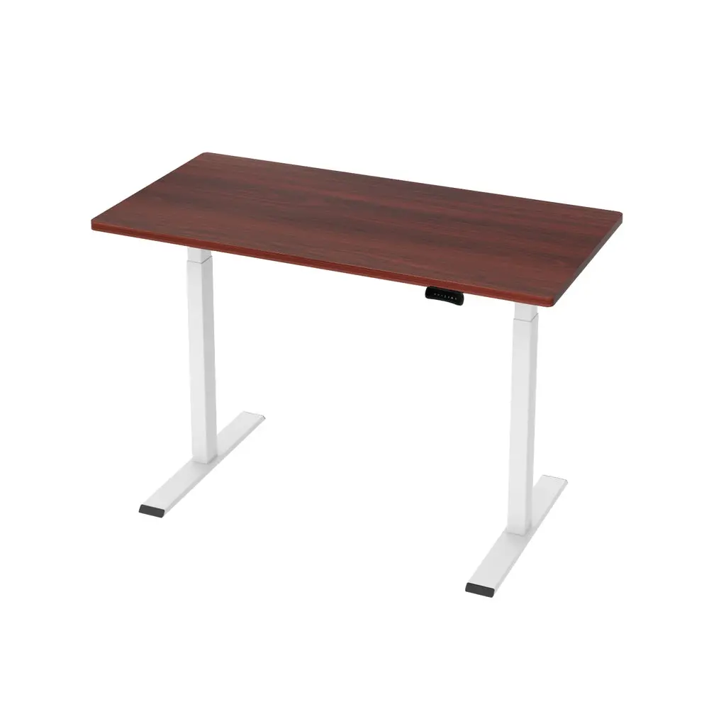 Artiss Standing Desk Motorised Dual Motor 120Cm Walnut 1