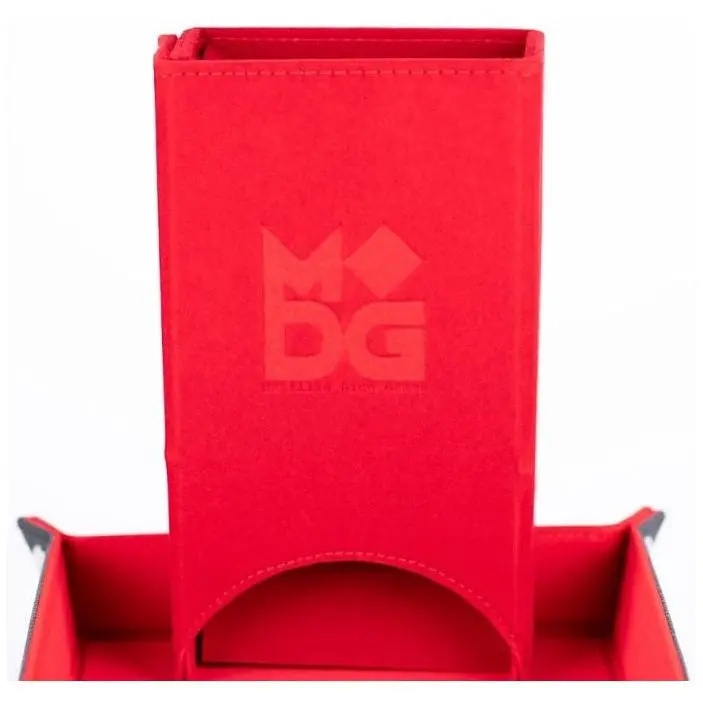 Fanroll By Metallic Dice Games Mdg - Fold Up Velvet Dice Tower (Red) 1