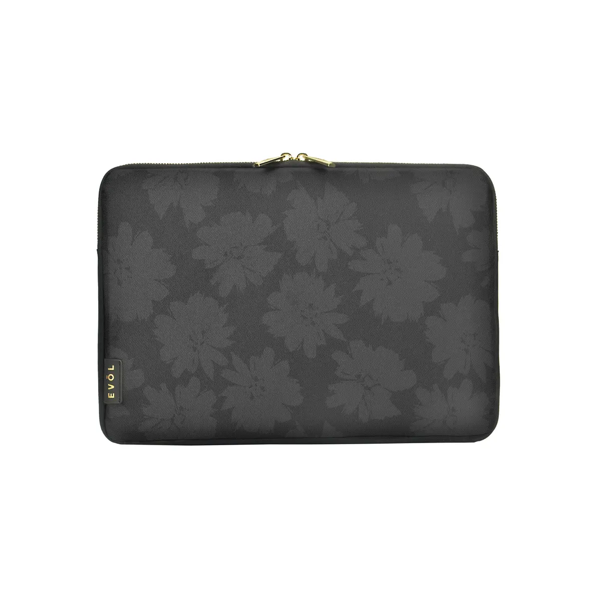 Generation Earth Artisan 13.3" Laptop Sleeve (Black Flower) 1
