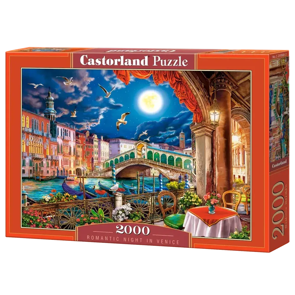 Castorland 2000-Pieces Romantic Night In Venice Puzzle 1