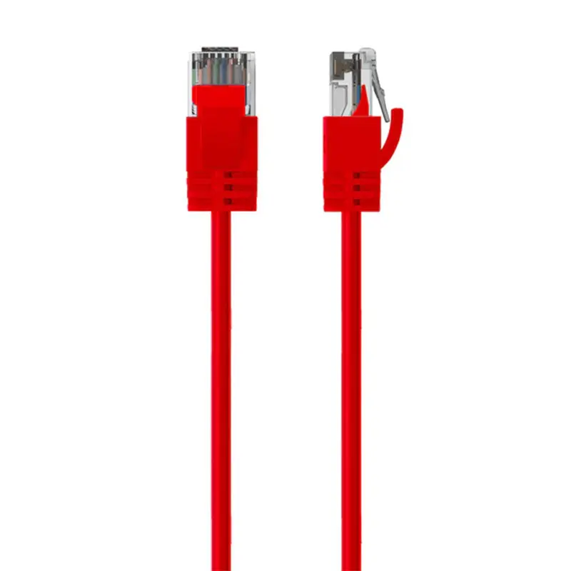 Cruxtec Ultra-Thin Cat6a U/Utp Ethernet Cable - Red 1.5M (Rf6a-015-Rd) 1
