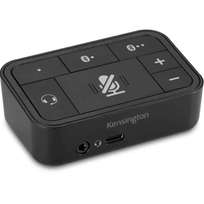 Kensington K83300ww Universal 3-In-1 Pro Audio Headset Switch Bluetooth/Usb-C/Usb-A/3.5Mm 1