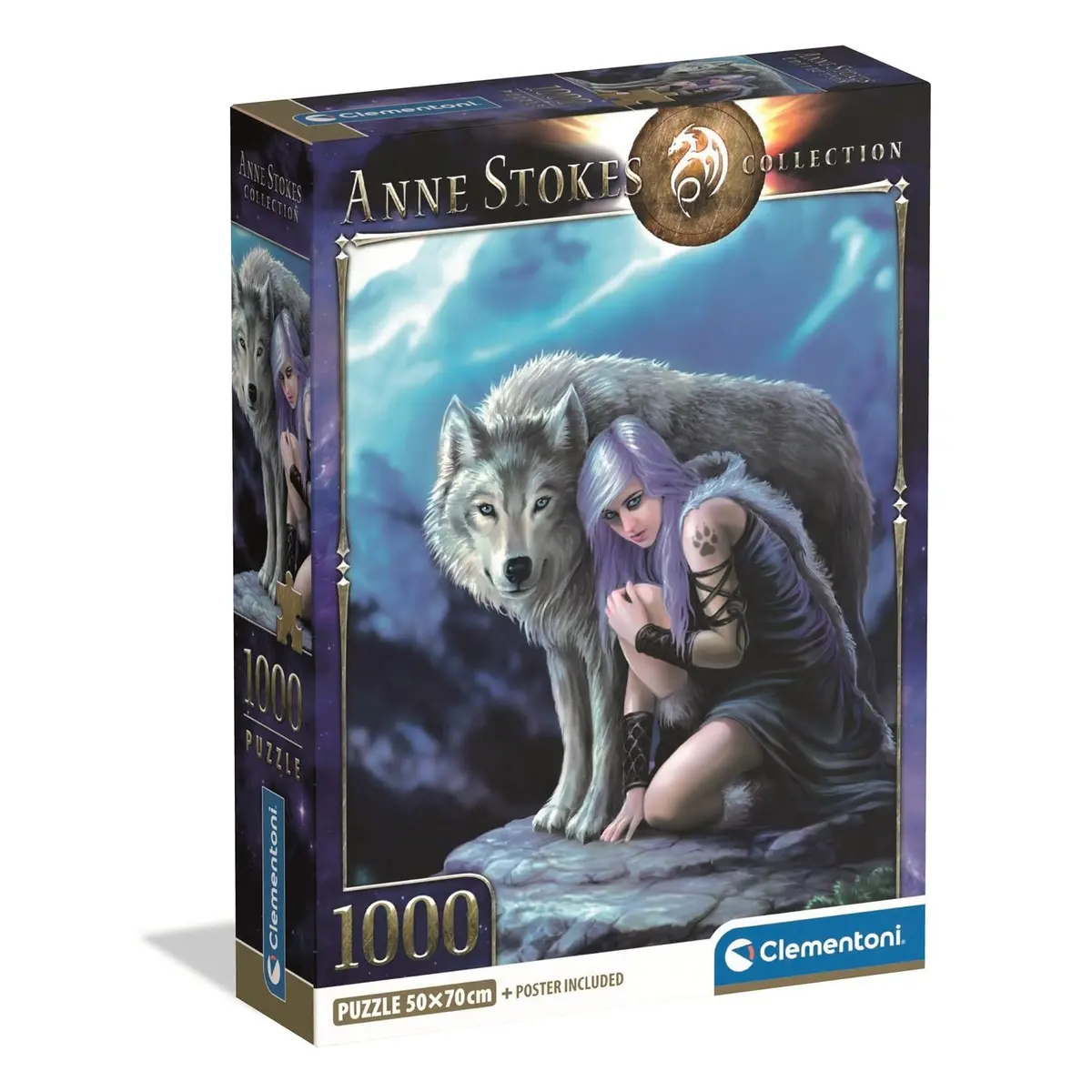 Clementoni Puzzle Anne Stokes Protector 1,000 Pieces 1