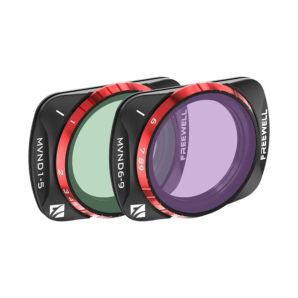 Freewell  2-Pack Variable Nd Mist Edition Filter Set For Dji Osmo Pocket 3 (Vndxmist 1-5 & 6-9 Stop) 1