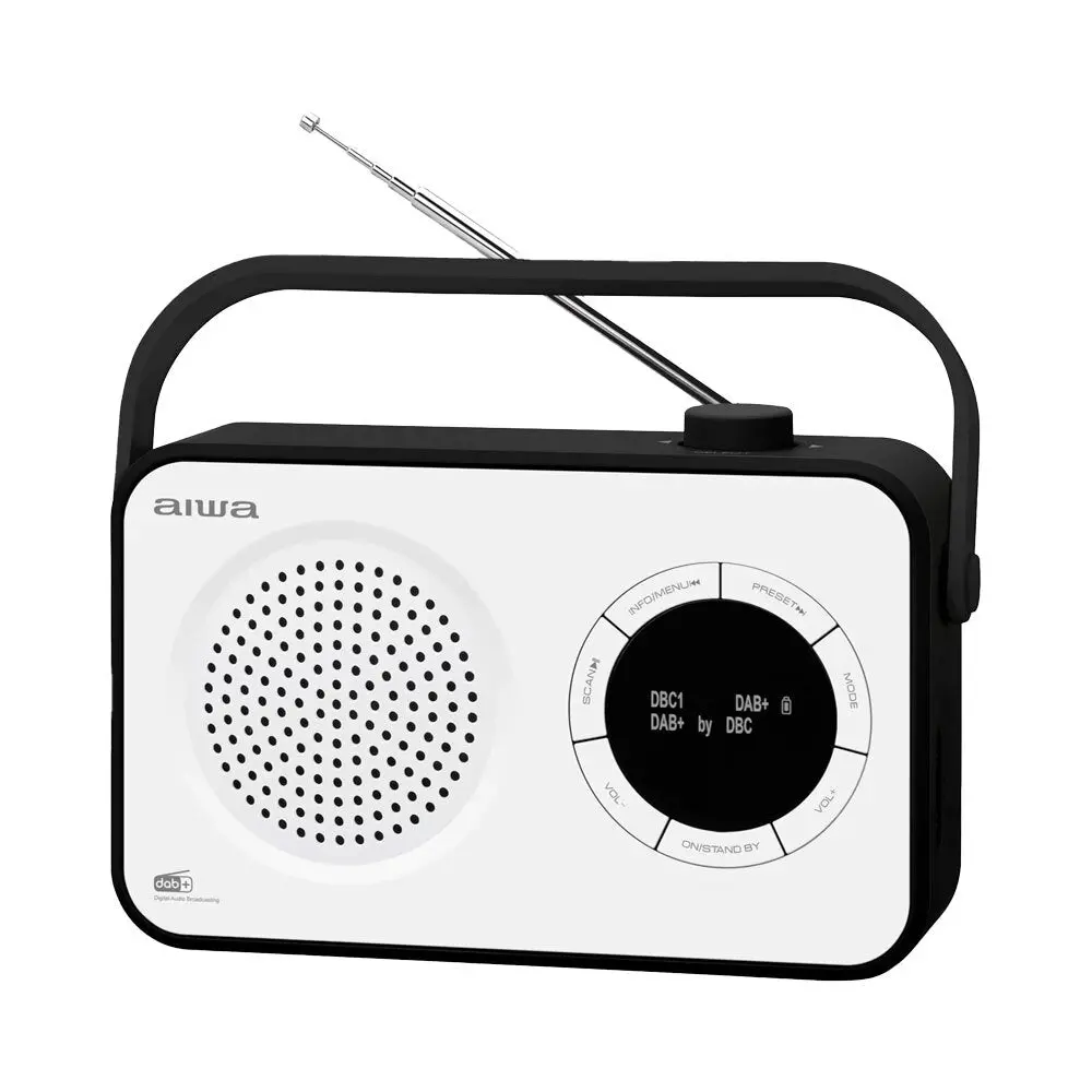 Aiwa Portable Digital Tuning Radio (White) 2