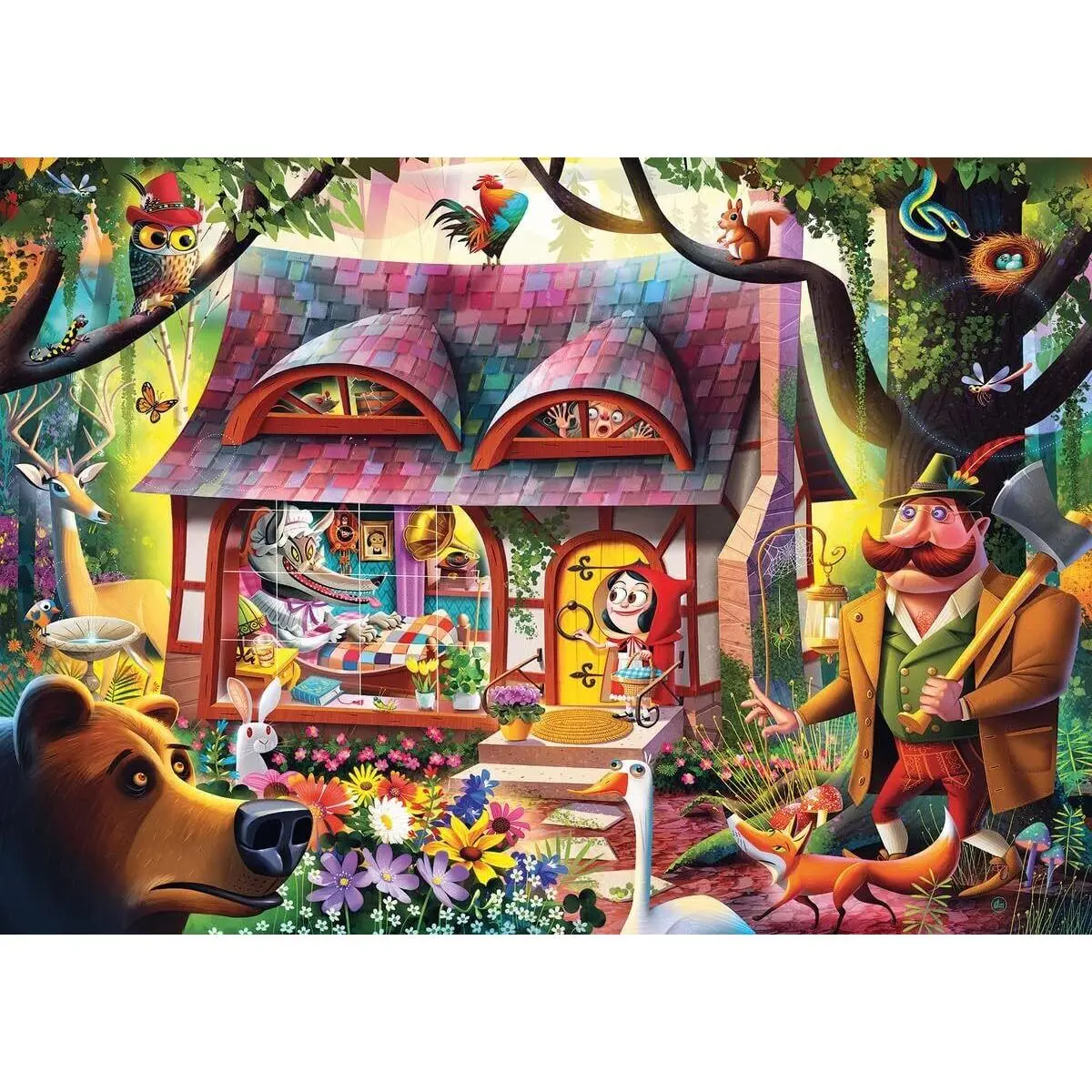 Ravensburger 1000Pc Come In Red Riding Hood Puzzle 1