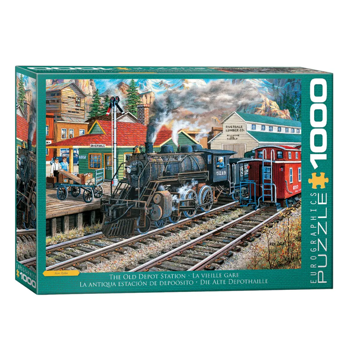 Eurographics 1000Pc The Old Depot Station Puzzle 1