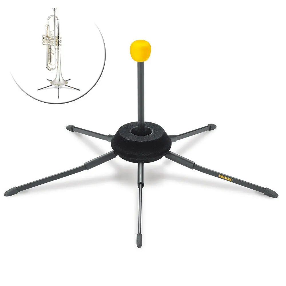 Hercules Travlite In-Bell Trumpet Stand With Velvet Bag 2