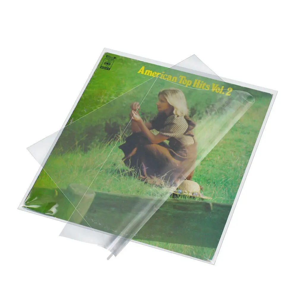 Silcron Anti-Static Vinyl Record Protective Outer Sleeve For 12" Records 50Pc 2