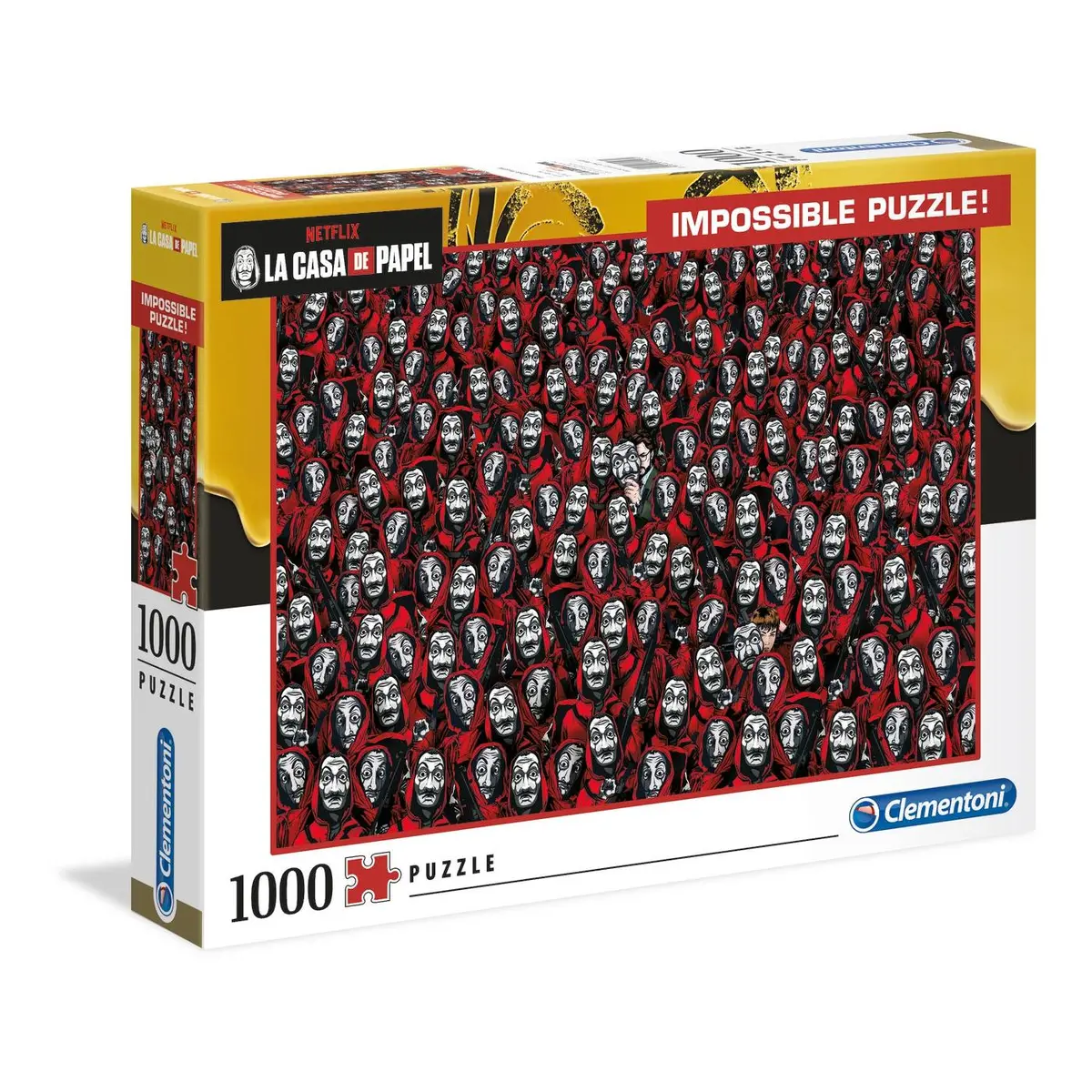 Clementoni 1000-Pieces Impossible La Casa De Papel Jigsaw Puzzle 1
