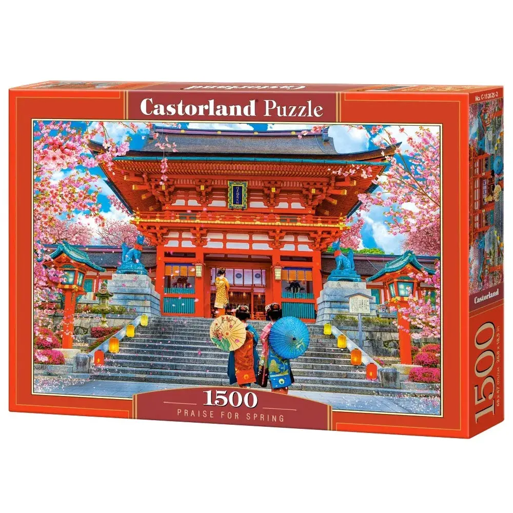 Castorland 1500-Pieces Praise For Spring Puzzle 1