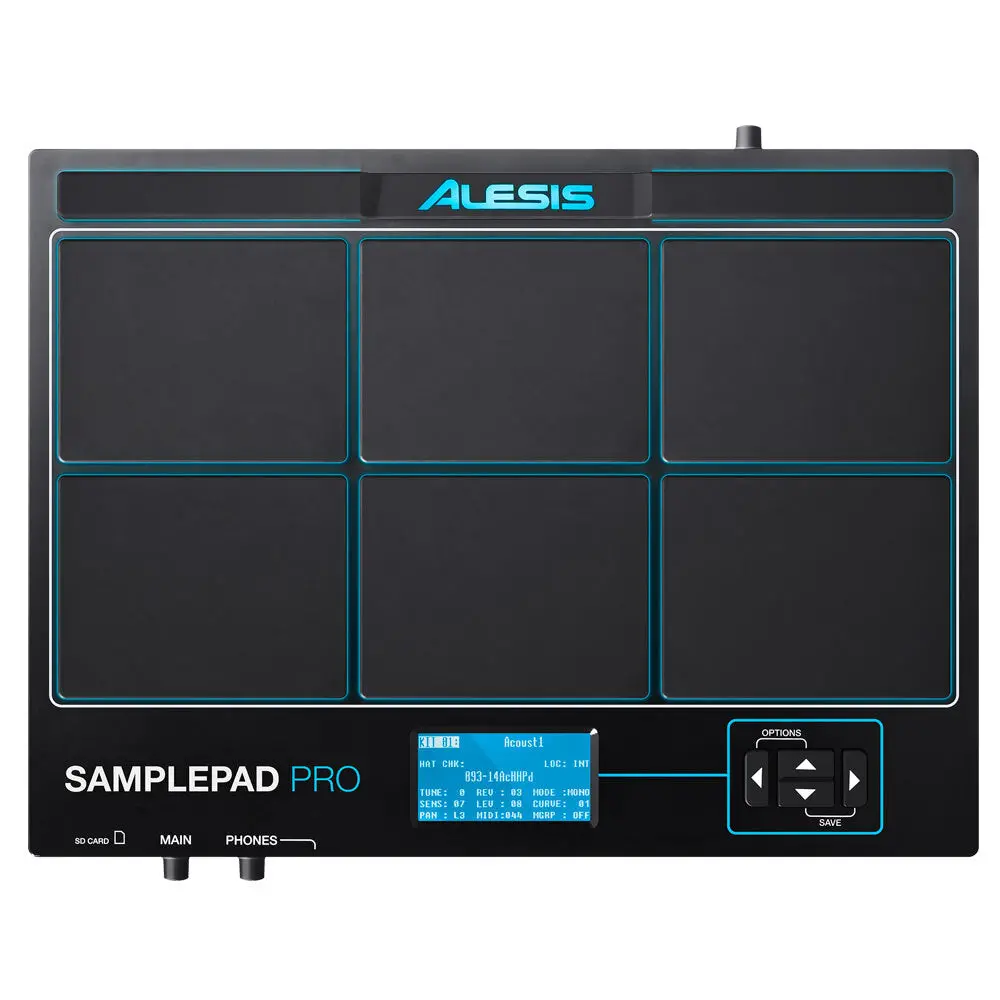 Alesis 8-Pad Percussion Pad With Sd Card Slot 1