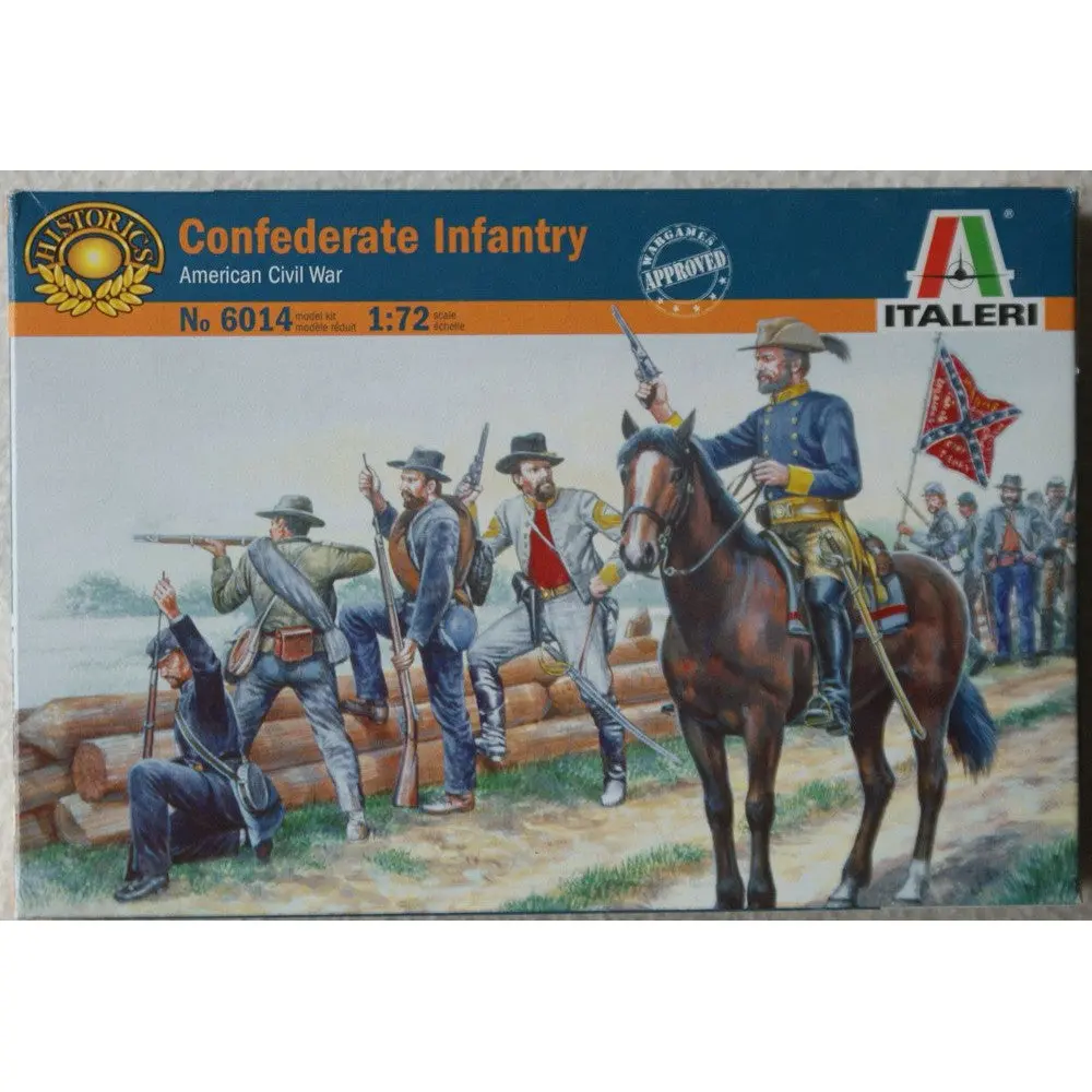 Italeri 1/72 Confederate Infantry American Civil War 1