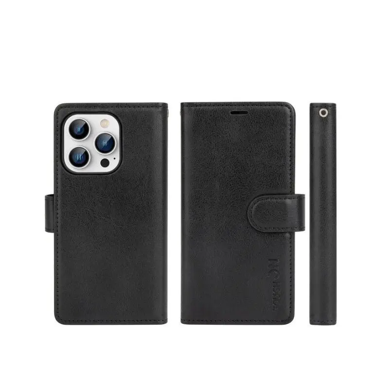 Uniq Glow Magnetic Wallet Phone Case For Samsung S24/S25 (Black) 1