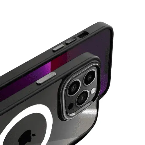 Ishield Figura Series Clear Case With Magsafe Iphone 14 Pro Purple 1