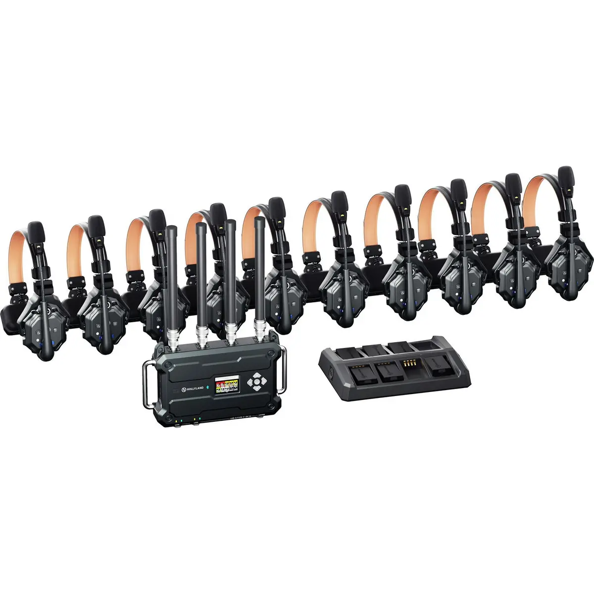 Hollyland Solidcom C1 Pro Roaming Hub 10S Full-Duplex Wireless Intercom System 1