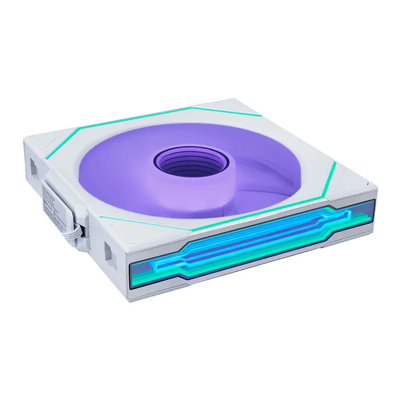 Lian Li Uni Fan Sl-Infinity 140Mm Wireless Reverse Blade Argb 1700Rpm Pwm Fan - White (14Rslin1w1w) 1