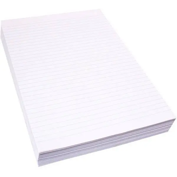 Quill Ruled Writing Paper 60Gsm A4 White Pack 500 1