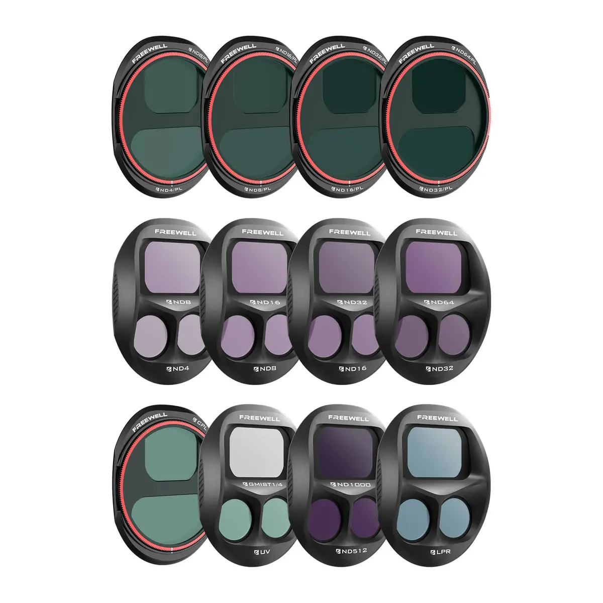 Freewell 12-Pack Mega Split Filter Set For Dji Mavic 4 Pro 1