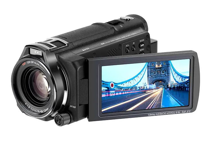 Ordro Xv80 5K 12X Optical Zoom Handycam Handheld Camera 2