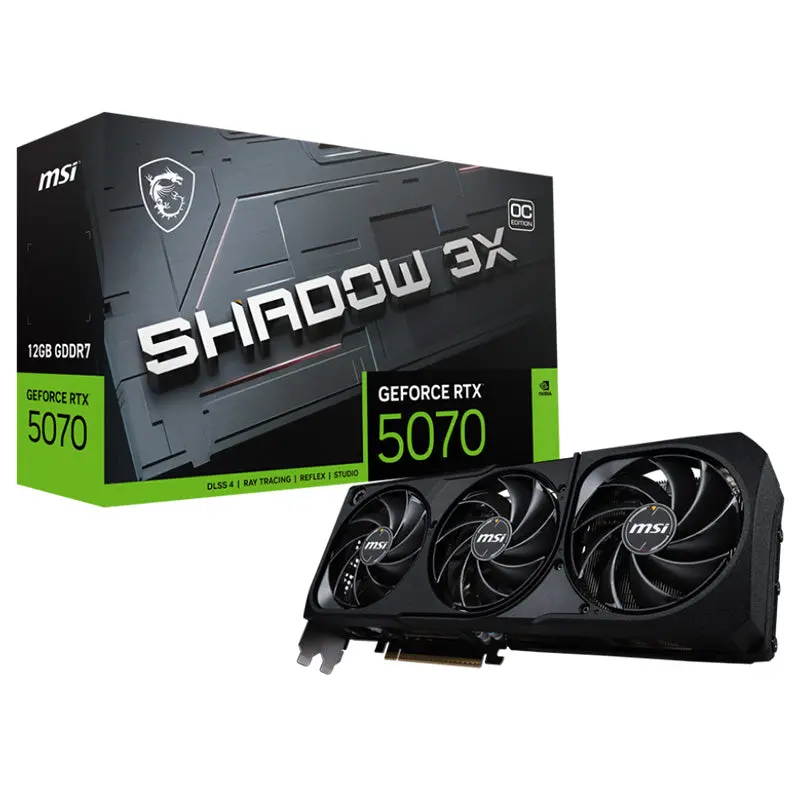 Msi Geforce Rtx 5070 12G Shadow 3X Oc Graphics Card (Geforce Rtx 5070 12G Shadow 3X Oc) 1