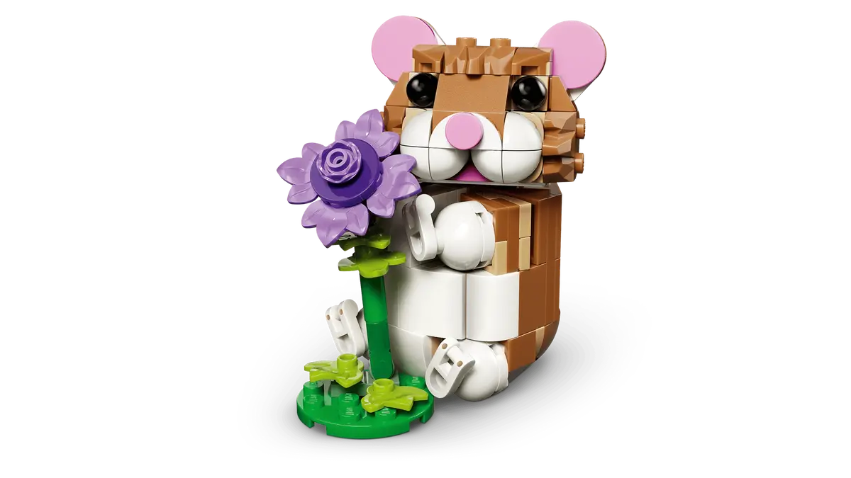 Lego Creator 3-In-1 - Cute Hamster With A Flower 2