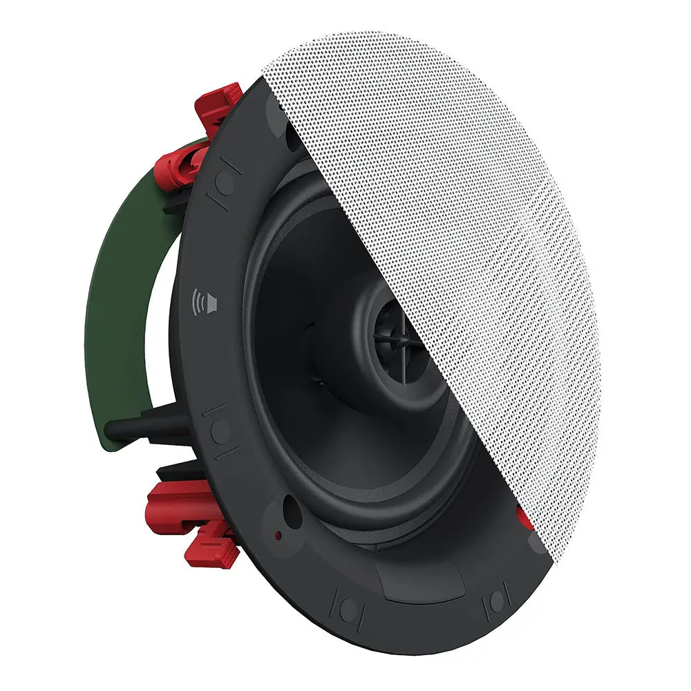 Klipsch Ds-160Cdt 6.5" In-Ceiling 200W Speaker With Pivoting Woofer/Tweeter (White) 1