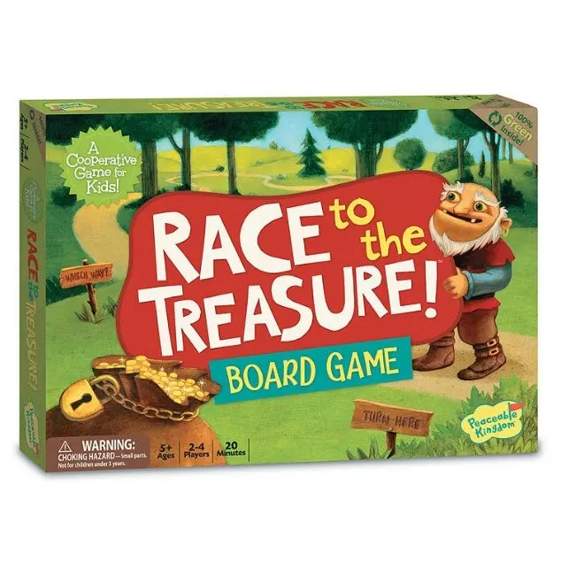 Peaceable Kingdom Race To The Treasure Game 1