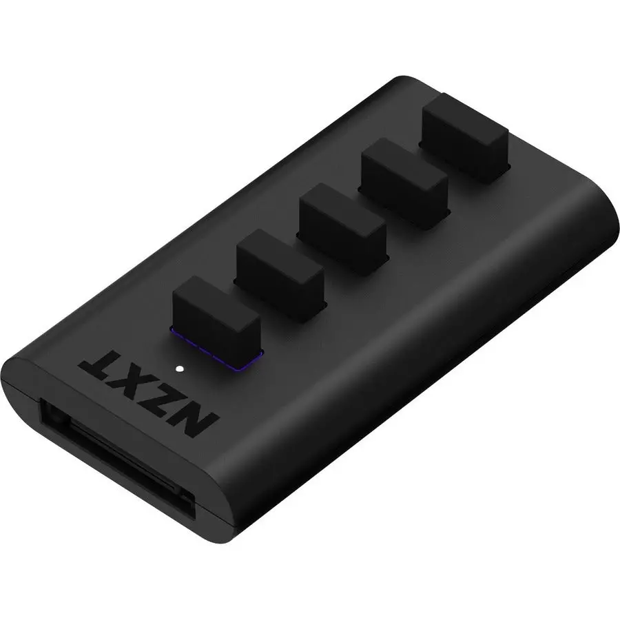 Nzxt Ac-Iusbh-M3 Usb Hub - Usb 2.0 - Matte Black - 4 Total Usb Port(S) - 4 Usb 2 2