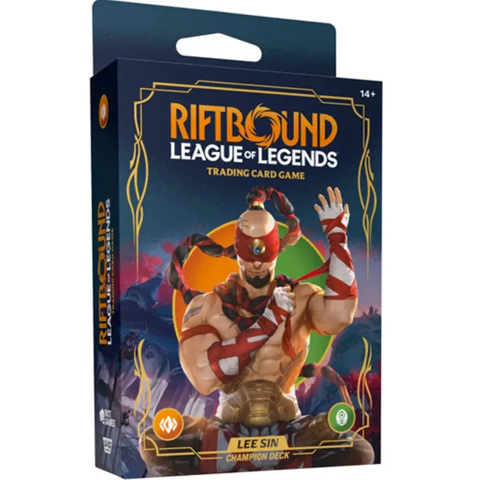 Riftbound: League Of Legends Tcg Set One Origins Champion Deck Cards Lee Sin 1