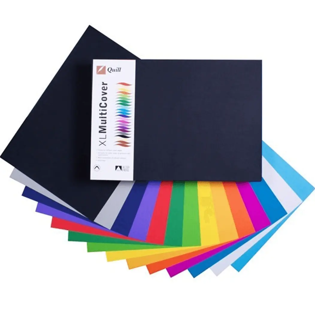 Quill Cover Paper 125Gsm A3 Assorted Colours Pack 500 Sheets 1