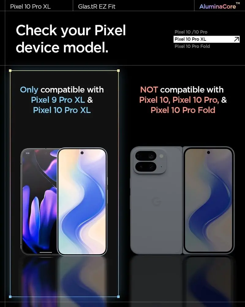 Spigen Google Pixel 10 Pro Xl Ez Fit Glas.Tr Slim 2Pcs Glass Screen Protector - Clear 2
