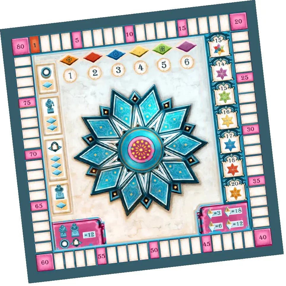 Plan B Games Azul: Summer Pavilion Glazed Pavilion Expansion Tabletop Strategy Game 1