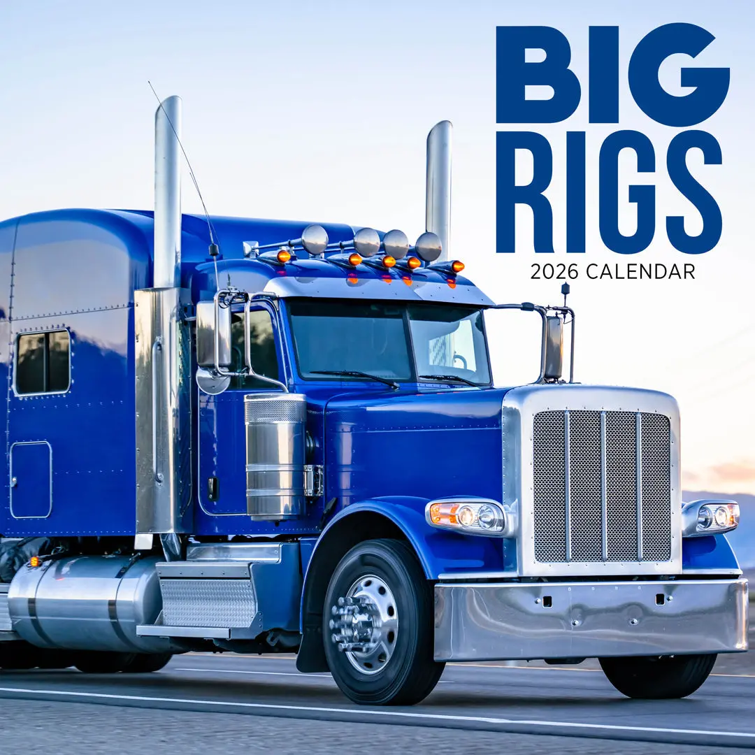 Paper Pocket Big Rigs 2026 Calendar 1