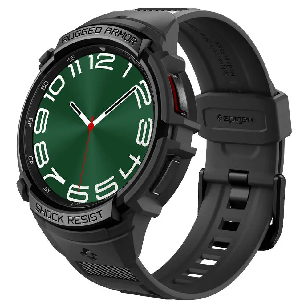 Spigen Galaxy Watch 6 Classic 47Mm Rugged Armor Pro Case (Black) 1
