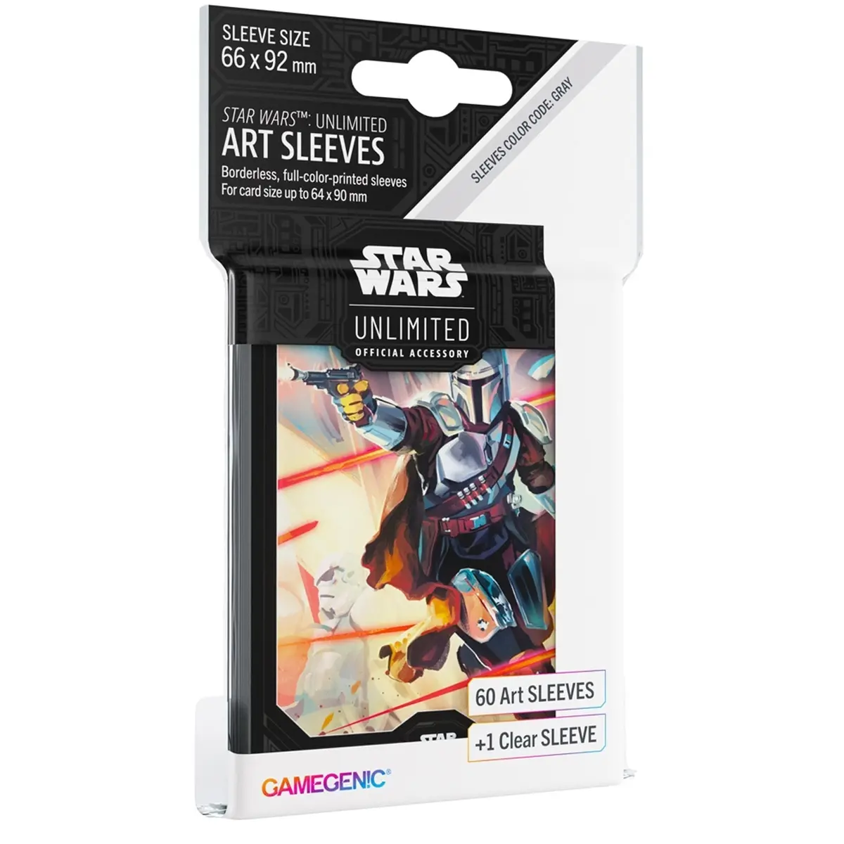 Gamegenic Star Wars Unlimited Art Sleeves - Mandalorian 1