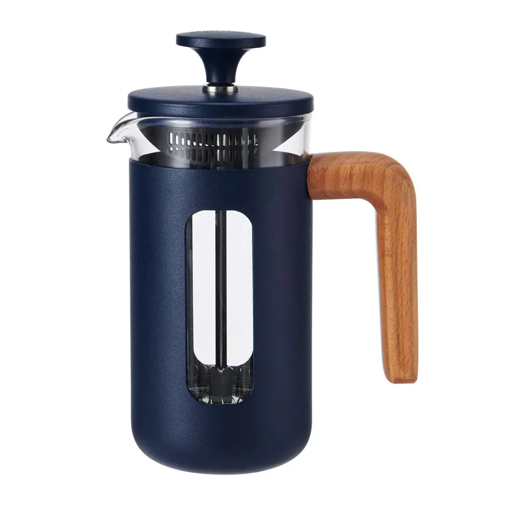 La Cafetiere Pisa 3-Cup 350Ml Stainless Steel/Glass French Press (Navy) 1