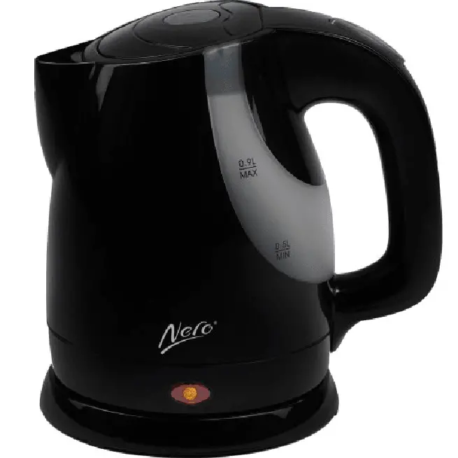 Nero Bambino Kettle 0.9 Litre Jug Compact Water Boiler Coffee Tea Hotel (Black) 1